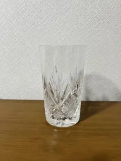 江戸切子 グラス タンブラー 紫 大友精三 作家 東京都伝統工芸品