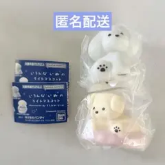 いろんないぬのライトマスコット てらおかなつみ　おすわりいぬ・くつろぎいぬ