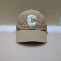 キルティングキャップ Cロゴ