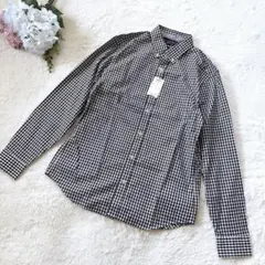 新品タグ付き✨COMME CA ISM ギンガムチェックシャツ ボタンダウン Lのサムネイル