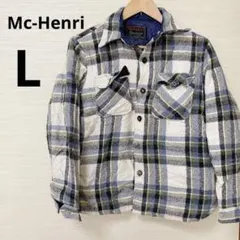 Mc-Henri（L）チェック柄ネルシャツ 厚手 ジャケット