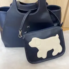 ❤️新品　未使用❤️キタムラ犬モチーフ ネイビー トートバッグ 2026年最新】kitamura犬の人気アイテム - メルカリ