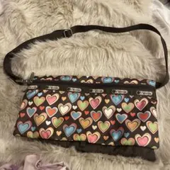 ハート模様 ウエストポーチにもなるパック
