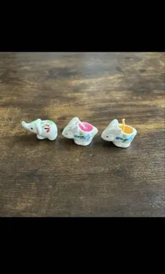 送料無料ぞう うさぎのミニキャンドルsetお香立て