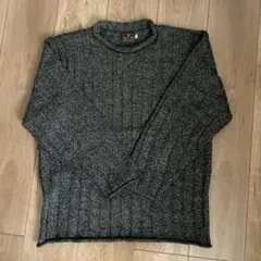 【73%OFF❗️】90,s Inter Stateリブ編みセーター Lビンテージ