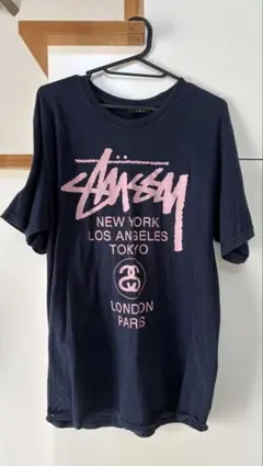 Stüssy ネイビー Tシャツ Mサイズ