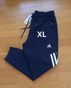 adidas ジョガーパンツ ネイビー 3本ライン 『希少XL』