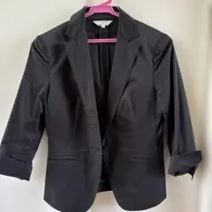KUMIKYOKU ブラック テーラードジャケット S3