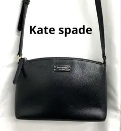 Kate spade レザー ショルダーバッグ ブラック ケイトスペード