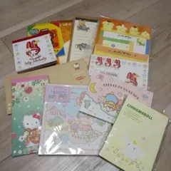 メモ帳　レターセット　セット　サンリオ　マイメロディ　など