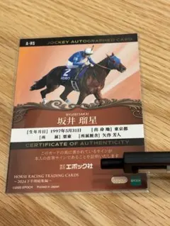 EPOCH 坂井瑠星騎手 直筆サインカード 2024 下半期総集編 EPOCH 坂井瑠星騎手 直筆サインカード 2024 下半期総集編 - メルカリ
