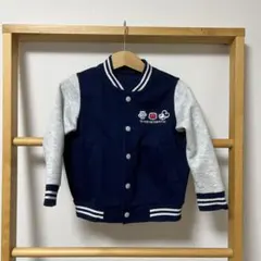 ☆UNIQLO ミッキーマウス刺繍ジャケット ネイビー/グレー 100cm