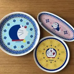 ドラえもん メラミンプレート お皿 3枚セット【未使用】