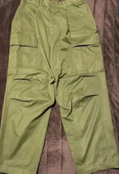 カーゴパンツ オリーブグリーン 4ポケット