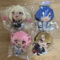 プロジェクトセカイ SEGAラッキーくじ ぷちぬいマスコット４種セット　プロセカ