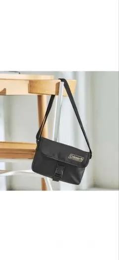 【新品未開封】Coleman お財布布ショルダーバッグ 黒
