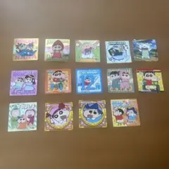 クレヨンしんちゃんチョコビシール14枚まとめ売り キラあり