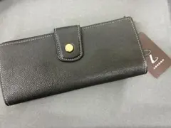 未使用品　土屋鞄 アジール クラッチ ロングウォレット 財布 ブラック レザーのサムネイル