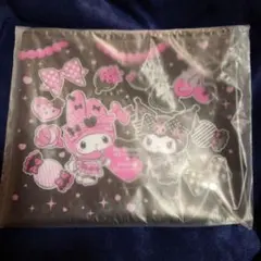 ハッピーくじ マイメロ クロミ フラットポーチ