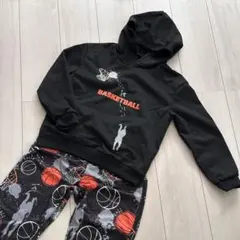 バスケットボール　パーカーとパンツセット
