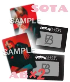 BE:FIRST オンラインくじ B賞 ソウタ ABセット ×2 ③