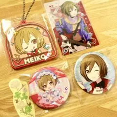 値下げ！MEIKO　ラバーキーホルダー　缶バッジ　レアカード　ガシャポン