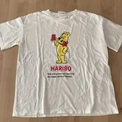 HARIBO クマ Tシャツ 160サイズ　白　ハリボー