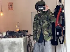 00s u.s.army camo hoodie gore-tex