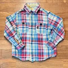 ミキハウス　miki house ネルシャツ　シャツ　サイズ110