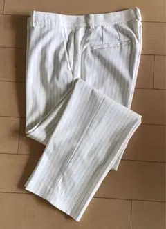 UNIQLO スマートスタイルアンクルパンツ （ピンストライプ） スラックス L