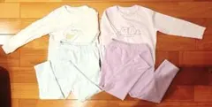 ユニクロ パジャマ2点セット 130cm 女の子 すみっコぐらし 長袖