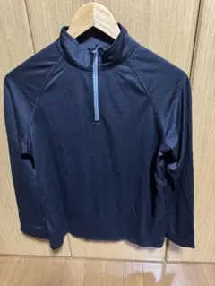 Under Armour ハーフジップ長袖 Tシャツ YXL ブラック