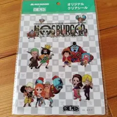 MOS BURGER x ONE PIECE オリジナルクリアシール