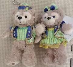 ダッフィー シェリーメイ ぬいぐるみバッジ ディズニーシー15周年