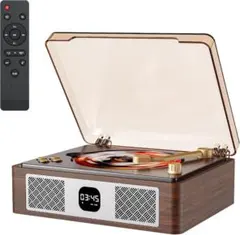 レトロ✨CDプレーヤー Bluetooth スピーカー内蔵 ラジカセ 多機能