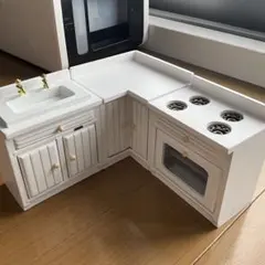 ミニチュアドールハウス　ミニチュアキッチン　ミニチュア家具