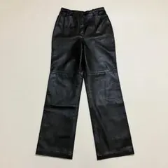 Grand Duche カウレザーパンツ 切替 ストレート M