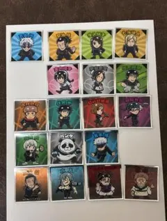 呪術廻戦マン2 18枚セット　ビックリマンシール