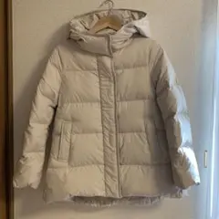 ユニクロ　ダウンジャケット　レディースSサイズ　オフホワイト