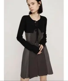 SLY ボックスプリーツ ショート キャミワンピース セット