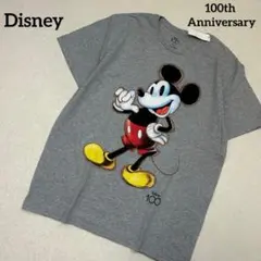 【新品】アメリカ輸入Disney100周年ミッキーマウtシャツデッドストック