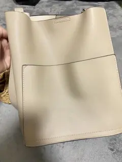 ベージュ ハンドバッグ シンプル トートバッグ