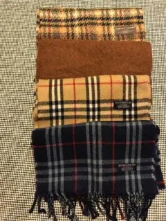 BURBERRY、イタリア製マフラー等4点セット