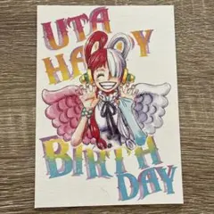 ⑤ ワンピース ウタ ハッピーバースデー ポストカード