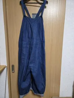 新品・未使用 サルエル サロペ デニム パンツ 3Lへカスタマ プロフで 
