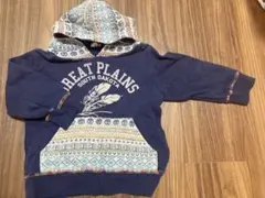 MPS フード付きトレーナー 90 ネイビー