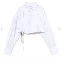 【meltthelady】string tuck cropped blouseのサムネイル