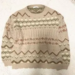 森ガール　フェアリーグランジ　花柄ニットのサムネイル