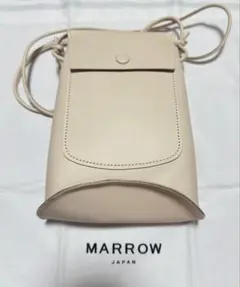 MARROW マロウ ショルダーバッグ BENT POUCH アイボリーのサムネイル