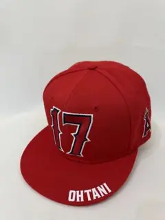 【ロサンゼルス・エンゼルス】OHTANI 17 レッド　ベースボールキャップ